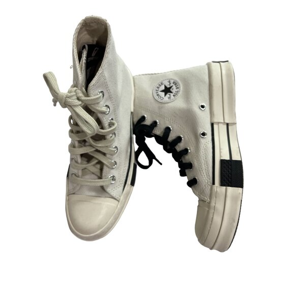 Converse x DRKSHDW DRKSTAR Chuck 70 Sneakers in Lily White Egret Black - Picture 1 of 7
